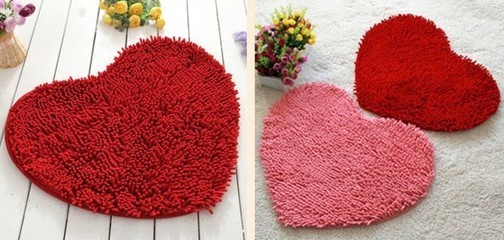 【工廠銷售雪尼爾愛(ài)心地墊 居家良品】?jī)r(jià)格,廠家,圖片,地毯,寧波杭州灣新區(qū)至誠(chéng)日用雜品廠-